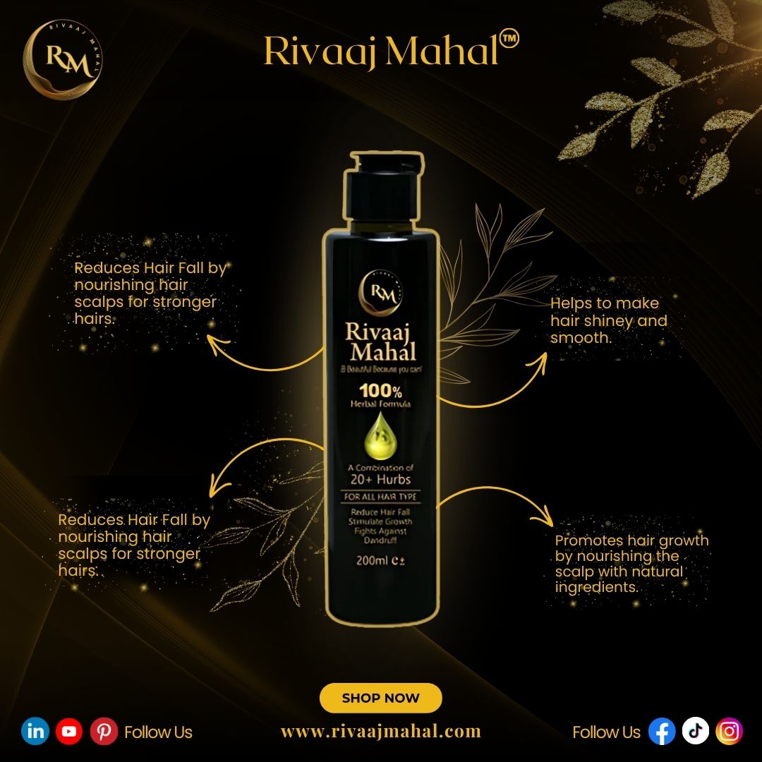 Rivaaj Mahal Hair Oil.